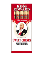 King Edward Wood Tip Cigars Cherry