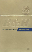 Benson & Hedges Smooth Gold Cigarettes pack