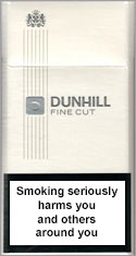 Dunhill Fine Cut White 100`s Cigarettes pack