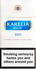 Karelia Blue 100s Cigarettes pack