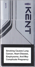 Kent HDi Silver Cigarettes pack