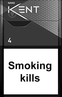 Kent Nano Silver Cigarettes pack