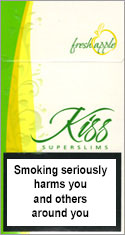 Kiss Super Slims Fresh Apple 100