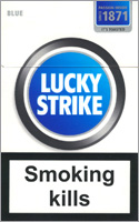 Lucky Strike Lights (Blue) Cigarettes pack