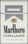 Marlboro Ultra Lights (Silver) Cigarettes pack