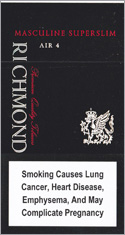 Richmond Masculine Super Slims 100s Cigarettes pack