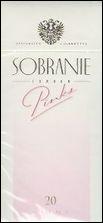 Sobranie Super Slims Pinks 100's Cigarettes pack