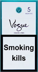 Vogue Super Slims Menthol 100s