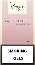 Vogue Super Slims Lilas 100s Cigarettes pack
